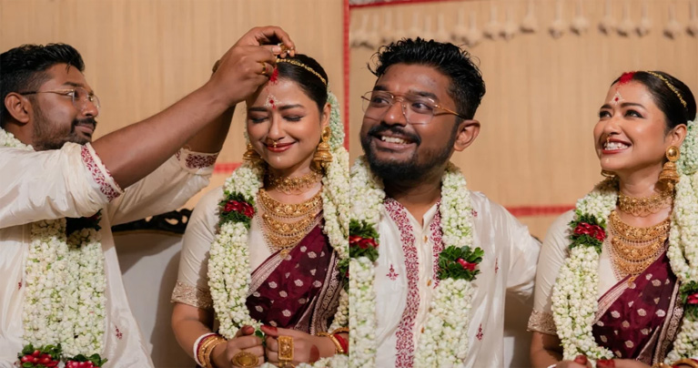 সোহিনীকে সিঁদুরে রাঙালেন শোভন