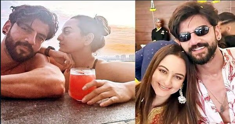 ‘বিউটিফুল সানসেট’ সোনাক্ষী-জাহিরের