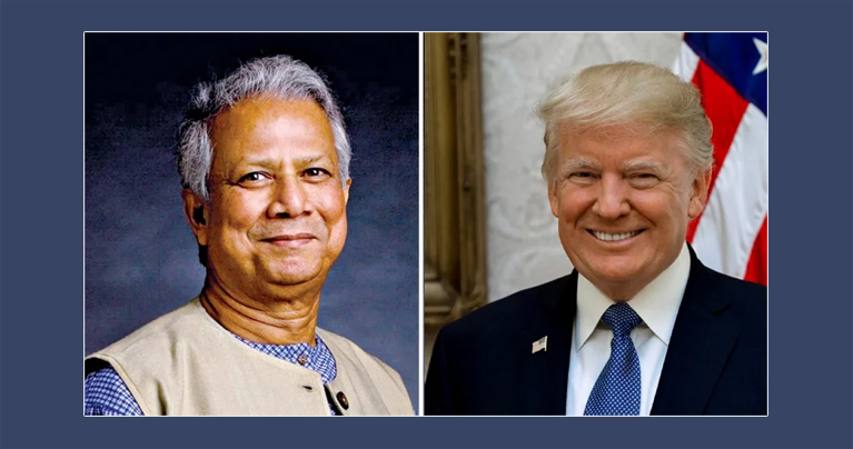 ড. ইউনূসকে শুভেচ্ছা জানিয়ে ট্রাম্পের চিঠি, সম্পর্ক জোরদারের বার্তা