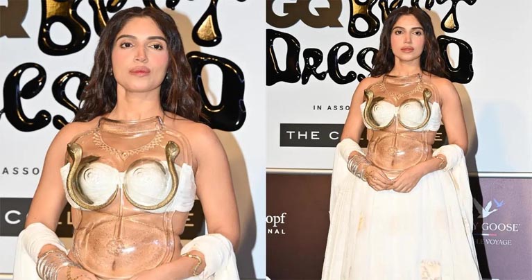পোশাকে আলোচনায় অভিনেত্রী ভূমি