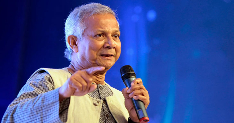 গণআন্দোলনে স্বৈরশাসক হাসিনা দেশ ছেড়ে পালিয়েছেন : ড. ইউনূস