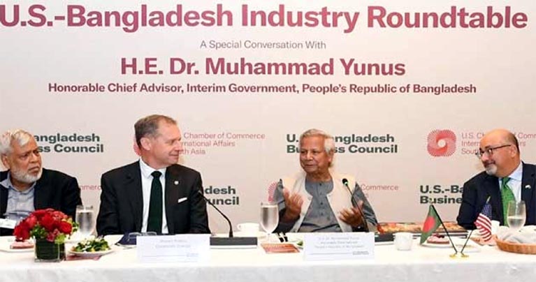 মার্কিন ব্যবসায়ীদের অংশীদারত্ব চান ড. মুহাম্মদ ইউনূস