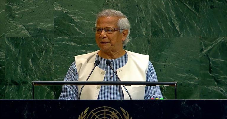 ফেব্রুয়ারিতে জাতীয় নির্বাচন, চলমান থাকবে সংস্কারও : জাতিসংঘে প্রধান উপদেষ্টা